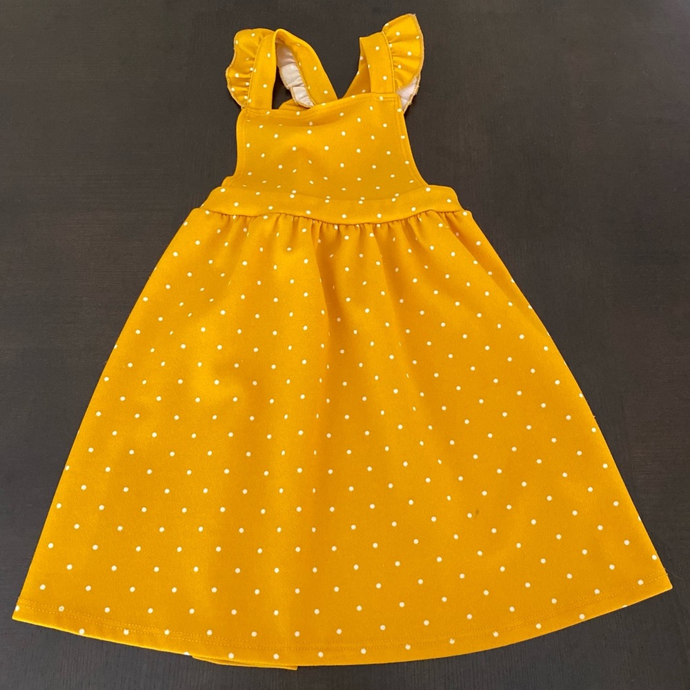Mustard Toddler Dress. Size 3T